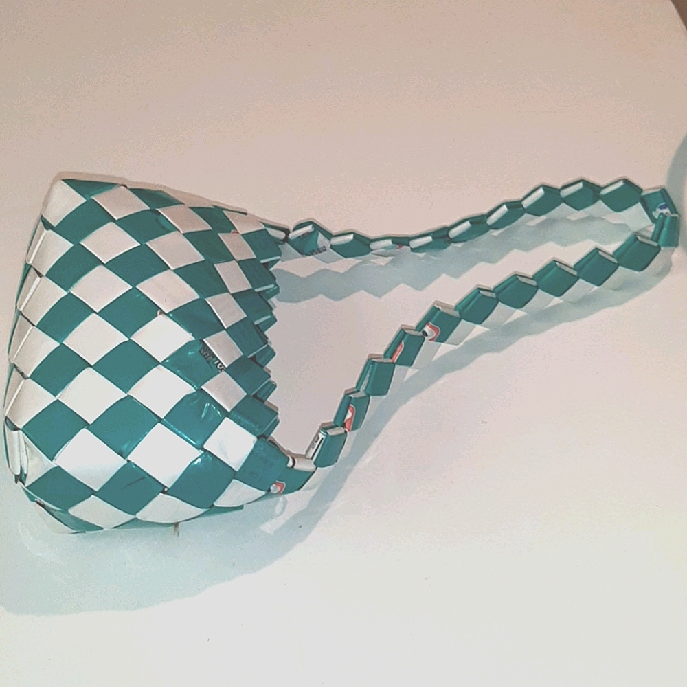 Woven Candy Wrapper Small Purse - image 5